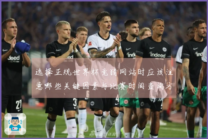 选择正规世界杯竞猜网站时应该注意哪些关键因素与比赛时间查询方法