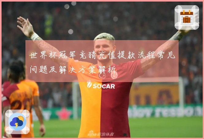 世界杯冠军竞猜充值提款流程常见问题及解决方案解析